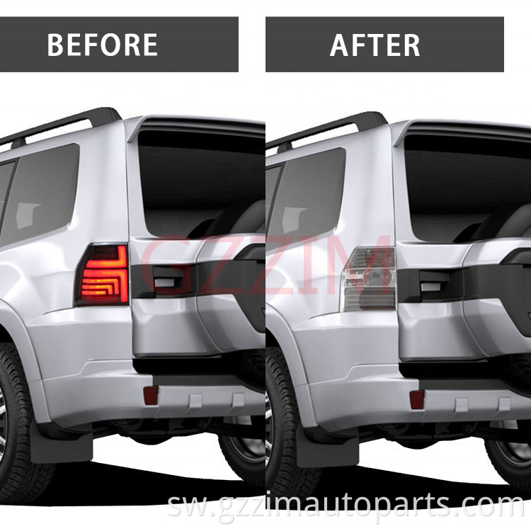 ABS Plastic Modified Rear Tail Lamp Light Used For Pajero 2006-2020